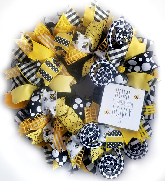 Summer Wreath | Home is Where Your Honey Is - Designer DIY