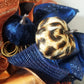 Fall Pumpkin Wreath | Navy, Copper, Leopard Print - Designer DIY