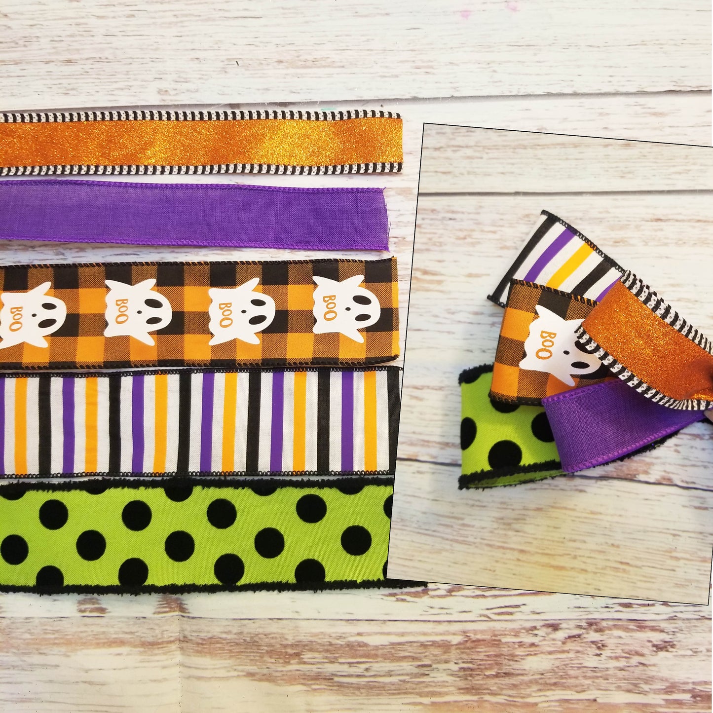 Halloween DIY Bow Kit | Ghost