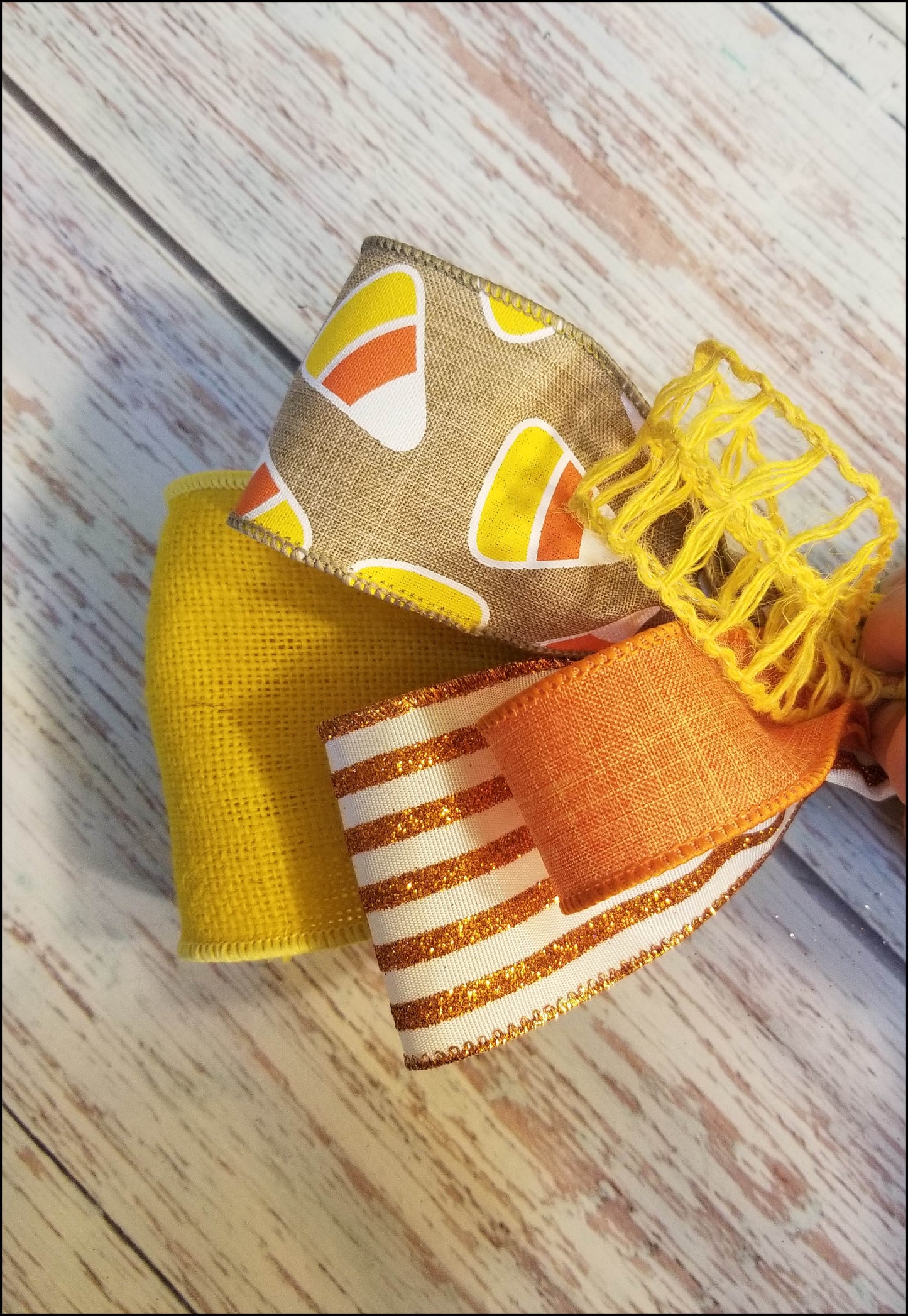 Candy Corn DIY Bow Kit