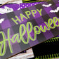 Happy Halloween Wreath Kit | Purple & Lime