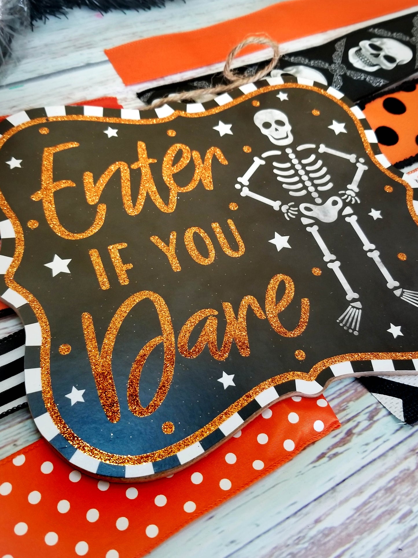 Halloween Wreath Kit | Enter If You Dare