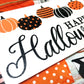 Happy Halloween Wreath Kit | Orange & Black