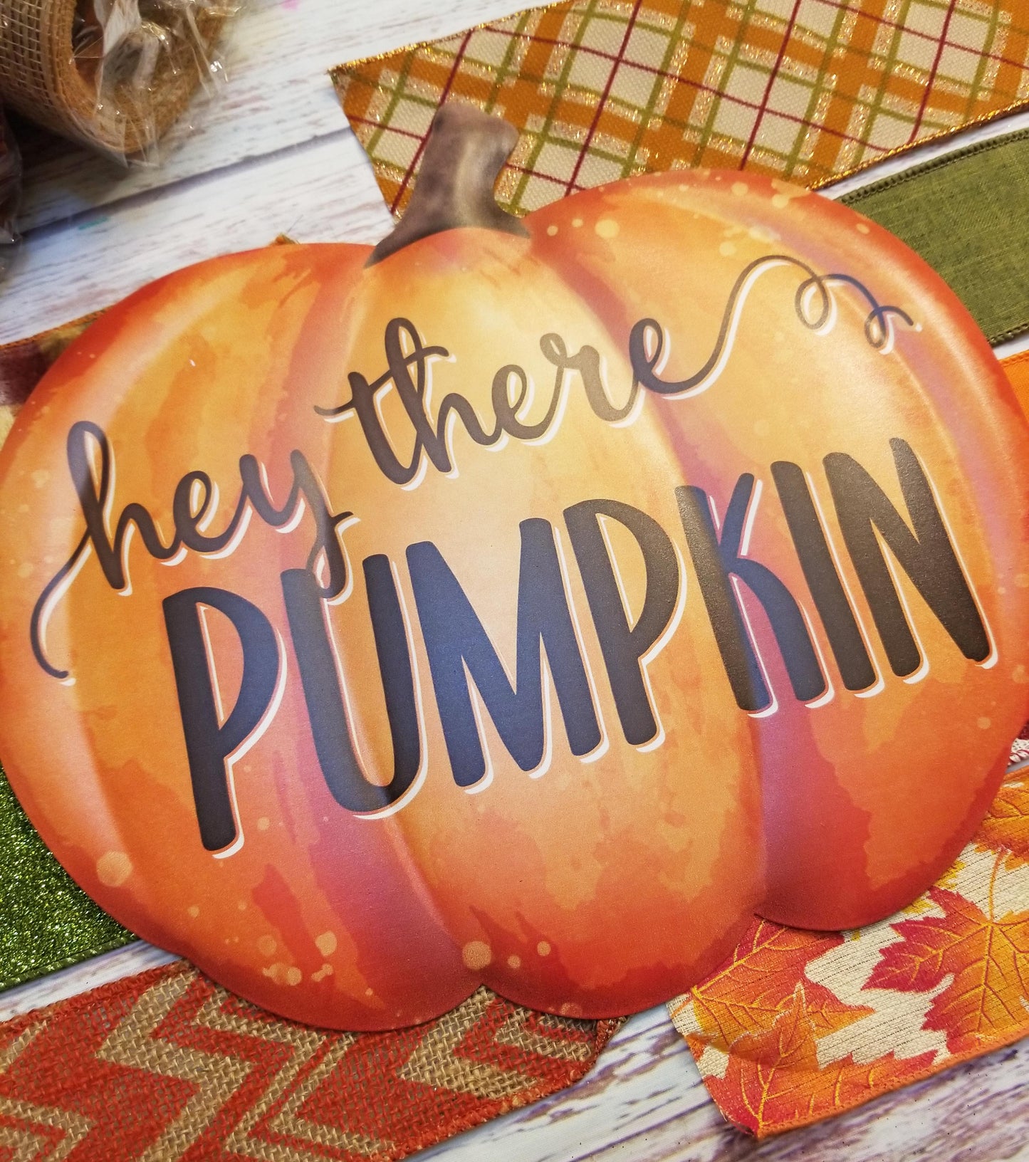 Fall Wreath Kit | Hey There Pumpkin