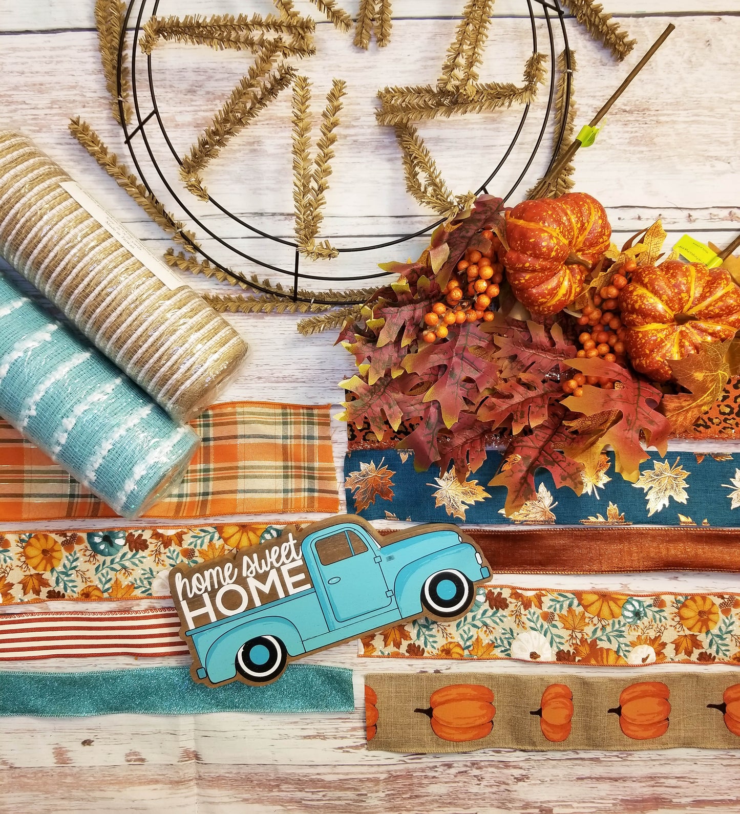 Fall Wreath Kit | Home Sweet Home Truck