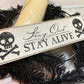 Halloween Wreath Making Kit | Stay Out Stay Alive