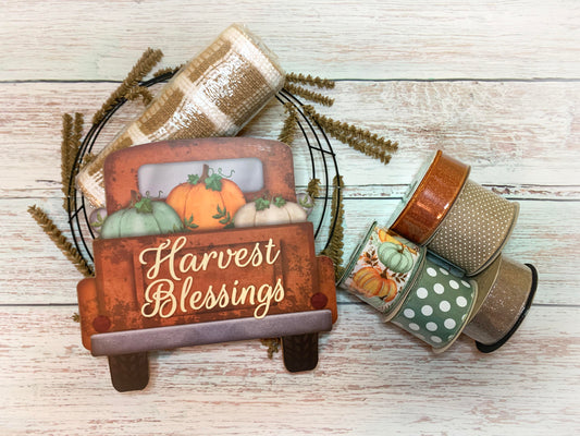 Fall Wreath Making Kit | Harvest Blessings