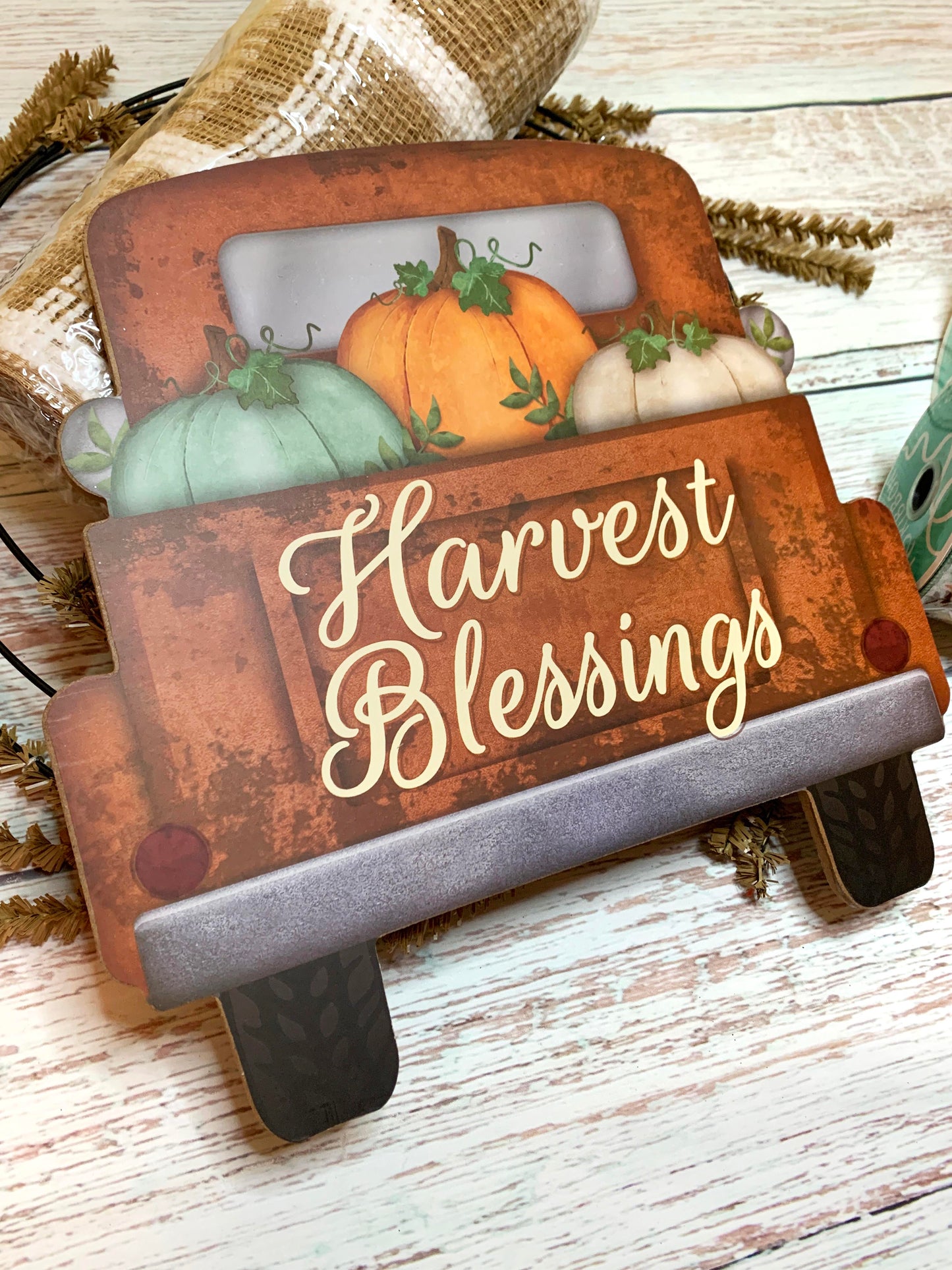 Fall Wreath Making Kit | Harvest Blessings