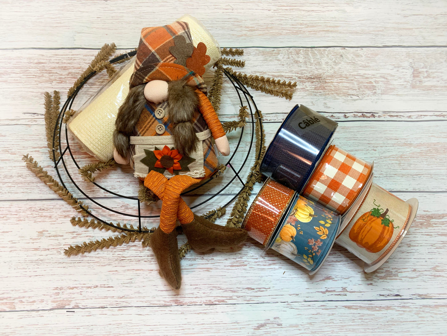 Fall Wreath Making Kit | Pilgrim Gnome