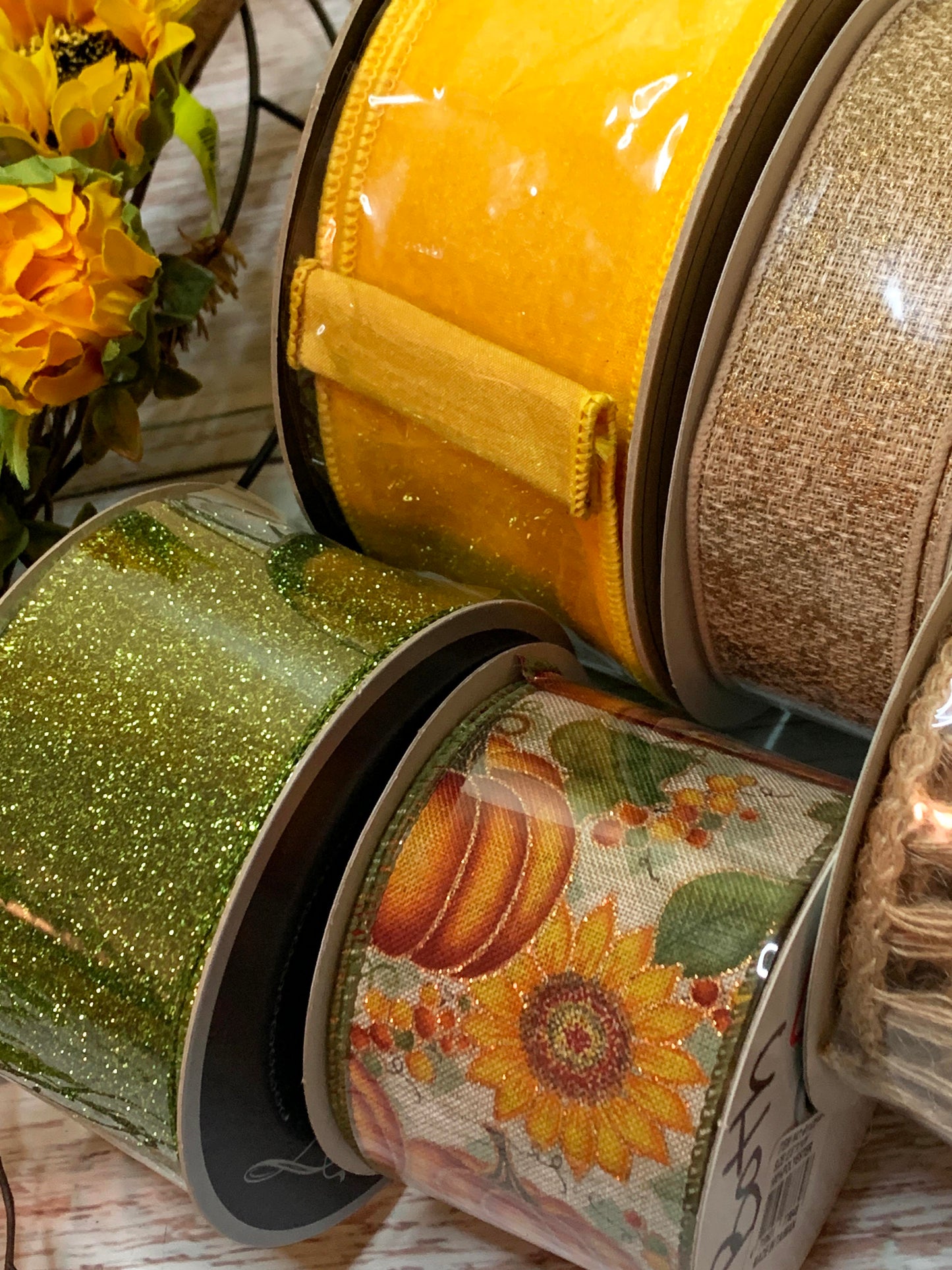 Fall Wreath Making Kit | Sunflower