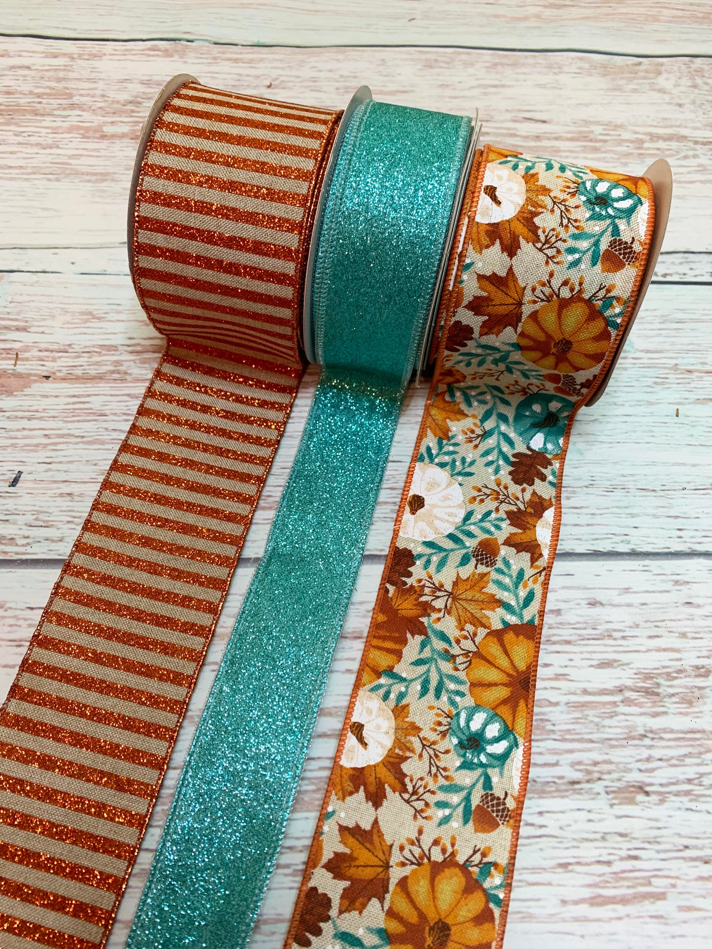 Ribbon Collection | Turquoise Pumpkins