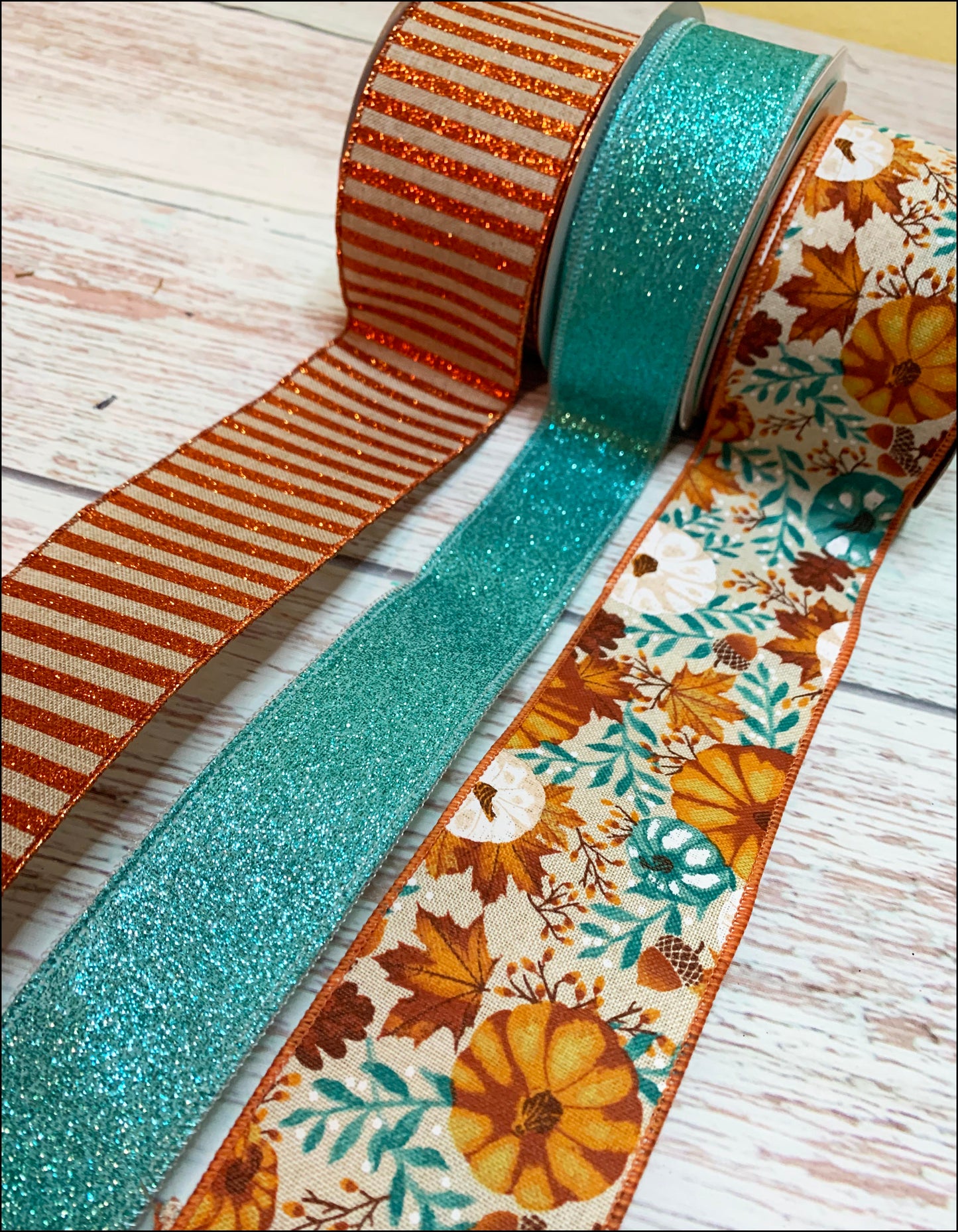 Ribbon Collection | Turquoise Pumpkins