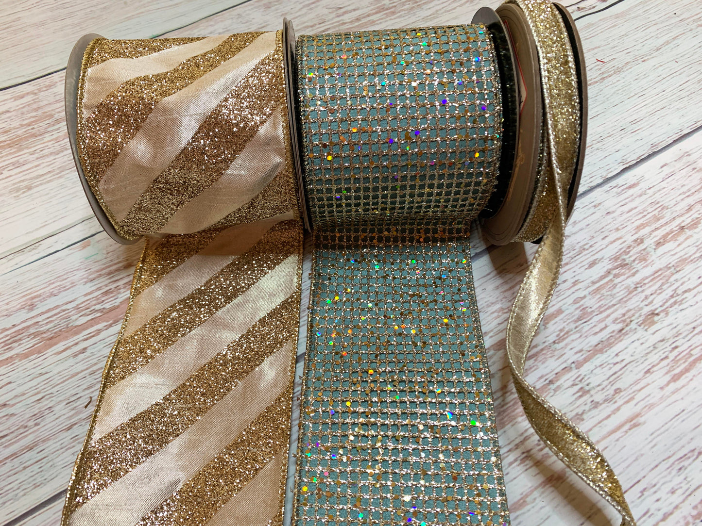 Ribbon Collection | Celadon & Champagne