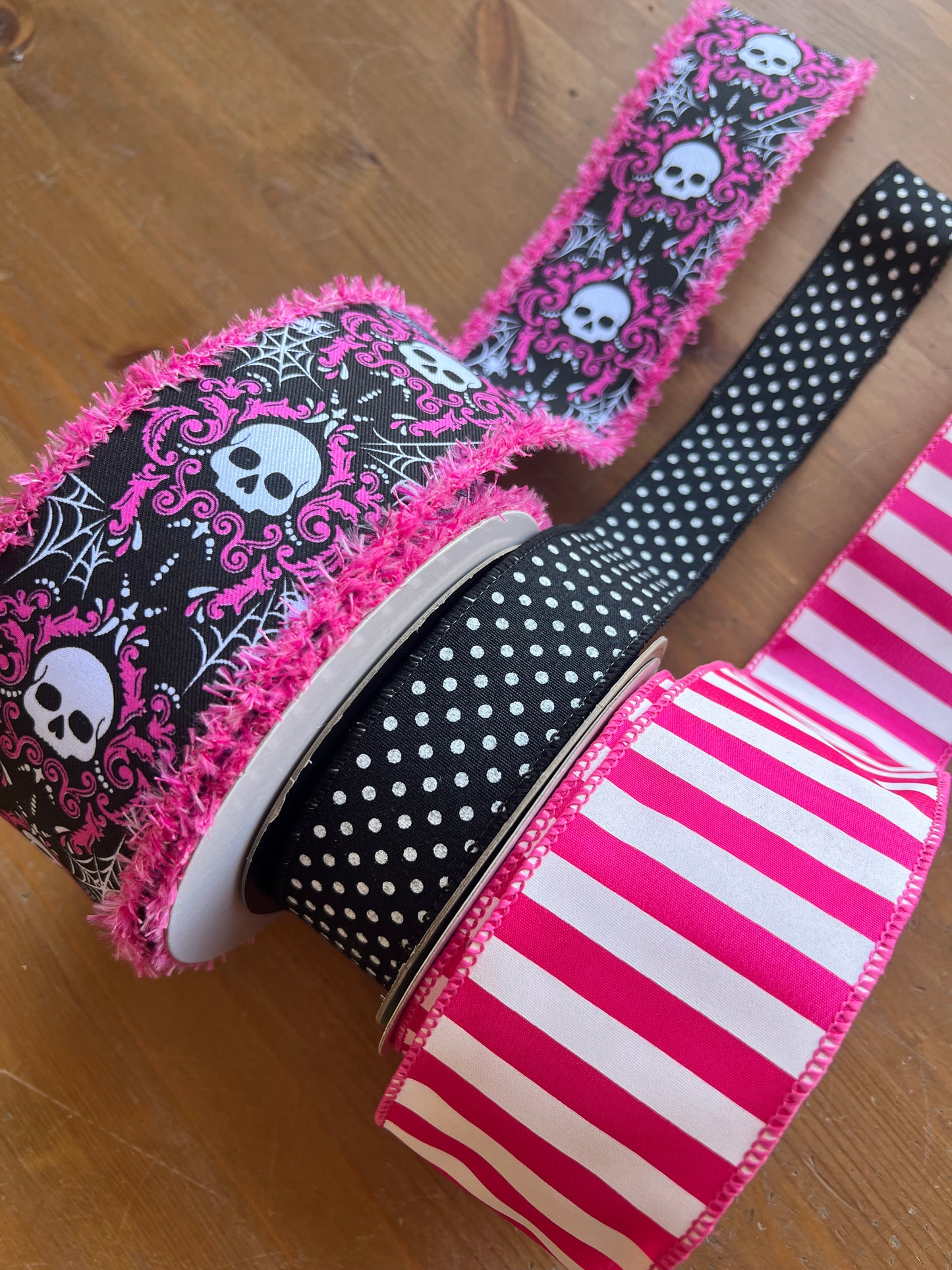 Ribbon Collection | Pink Skull