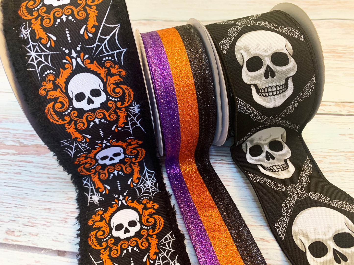 Ribbon Collection | Halloween Skulls