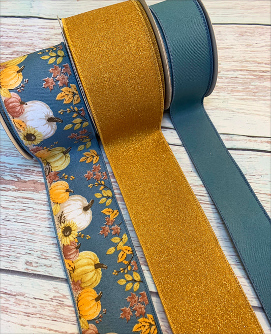 Ribbon Collection | Smoke Blue Pumpkin