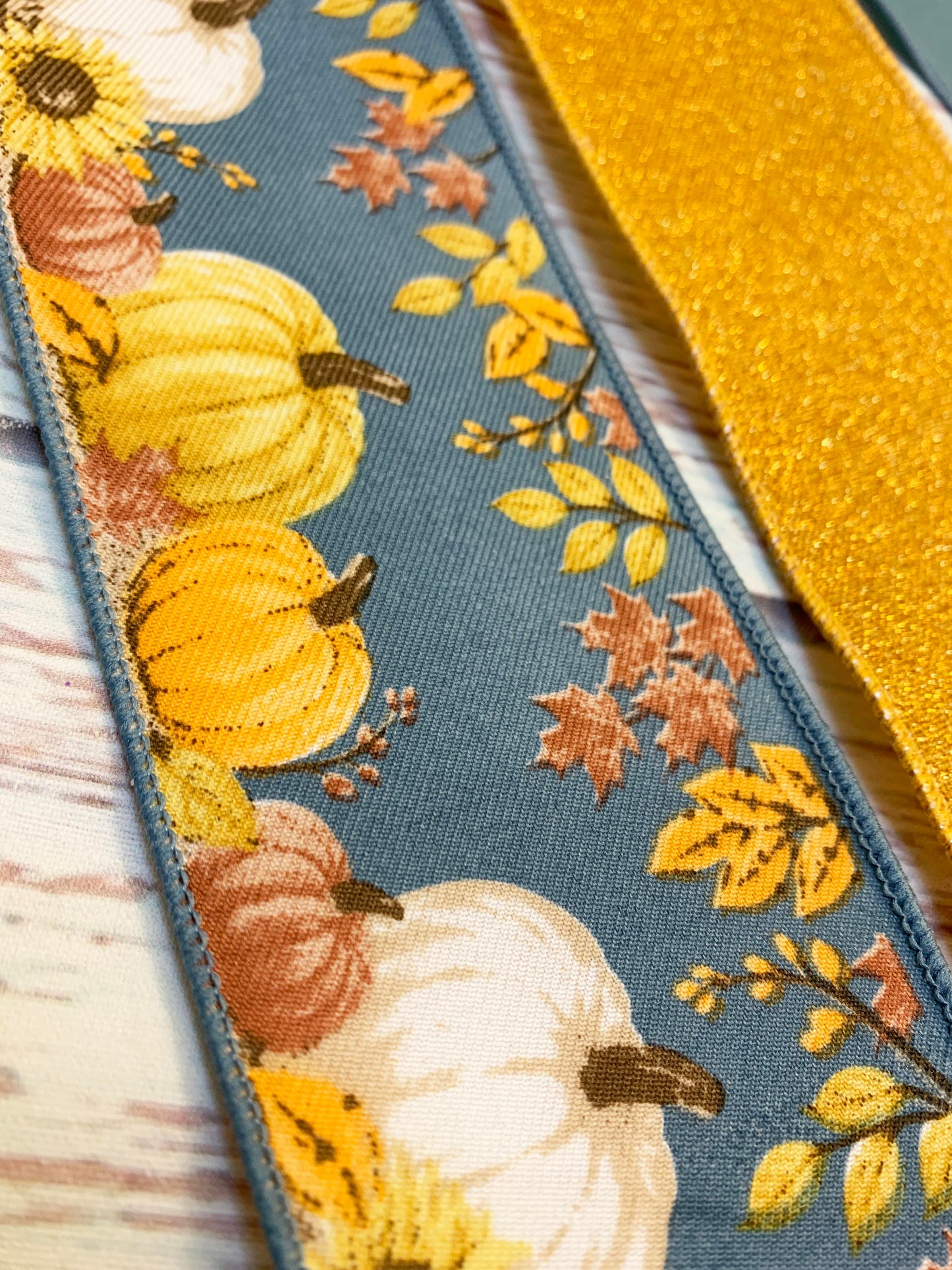 Ribbon Collection | Smoke Blue Pumpkin