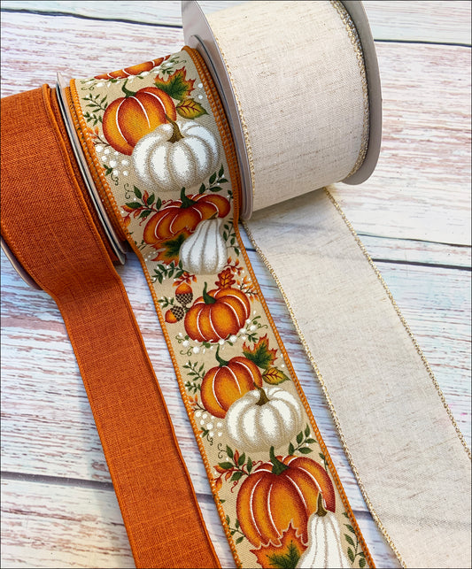 Ribbon Collection | Fall Pumpkin Set