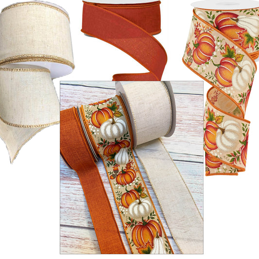 Ribbon Collection | Fall Pumpkin Set