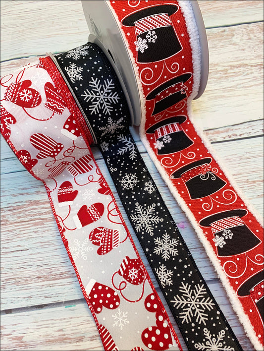 Ribbon Collection | Christmas Mittens