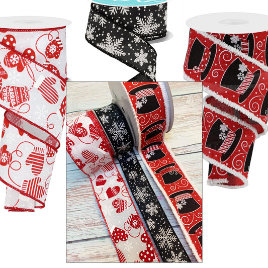 Ribbon Collection | Christmas Mittens