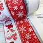 Ribbon Collection | Red White Snowman