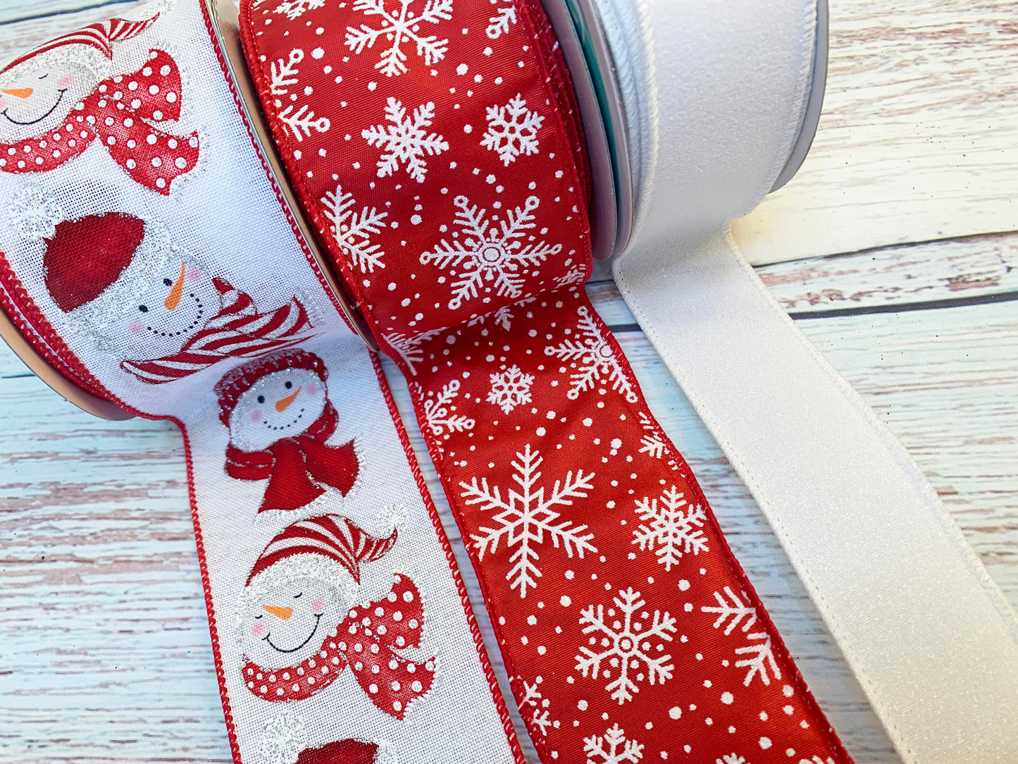 Ribbon Collection | Red White Snowman