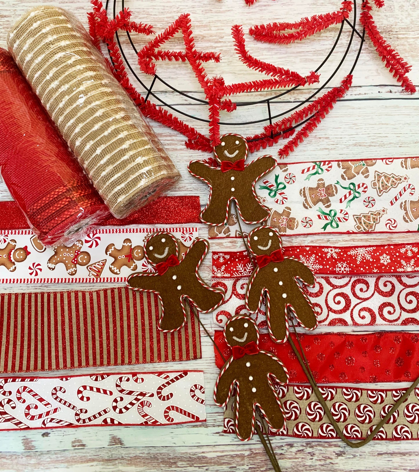 Christmas Wreath Kit | Gingerbread