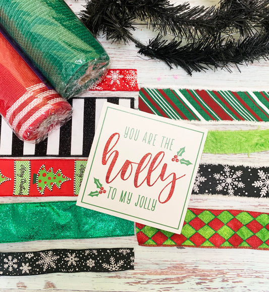 Christmas Wreath Kit | Holly Jolly