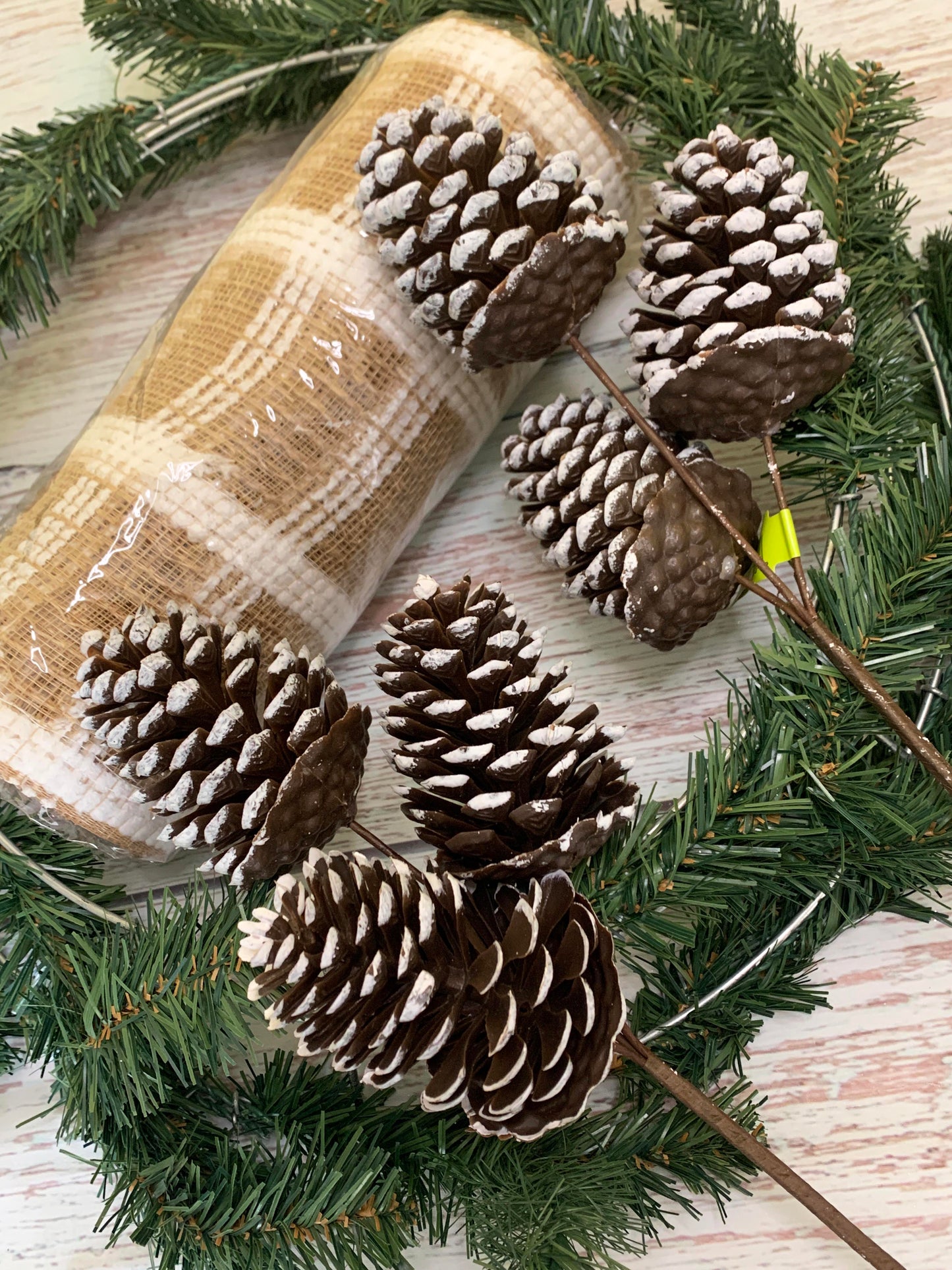 Winter Wreath Kit | Pine Cone