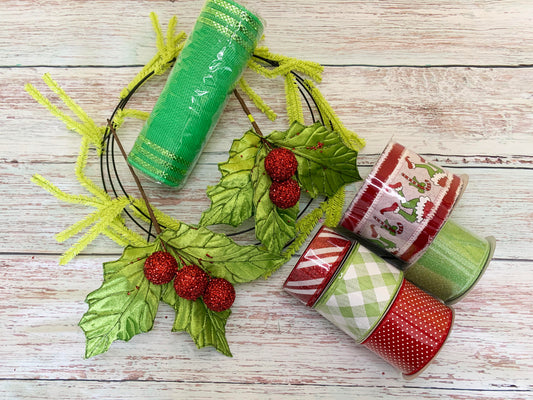 Christmas Wreath Making Kit | Grinchmas