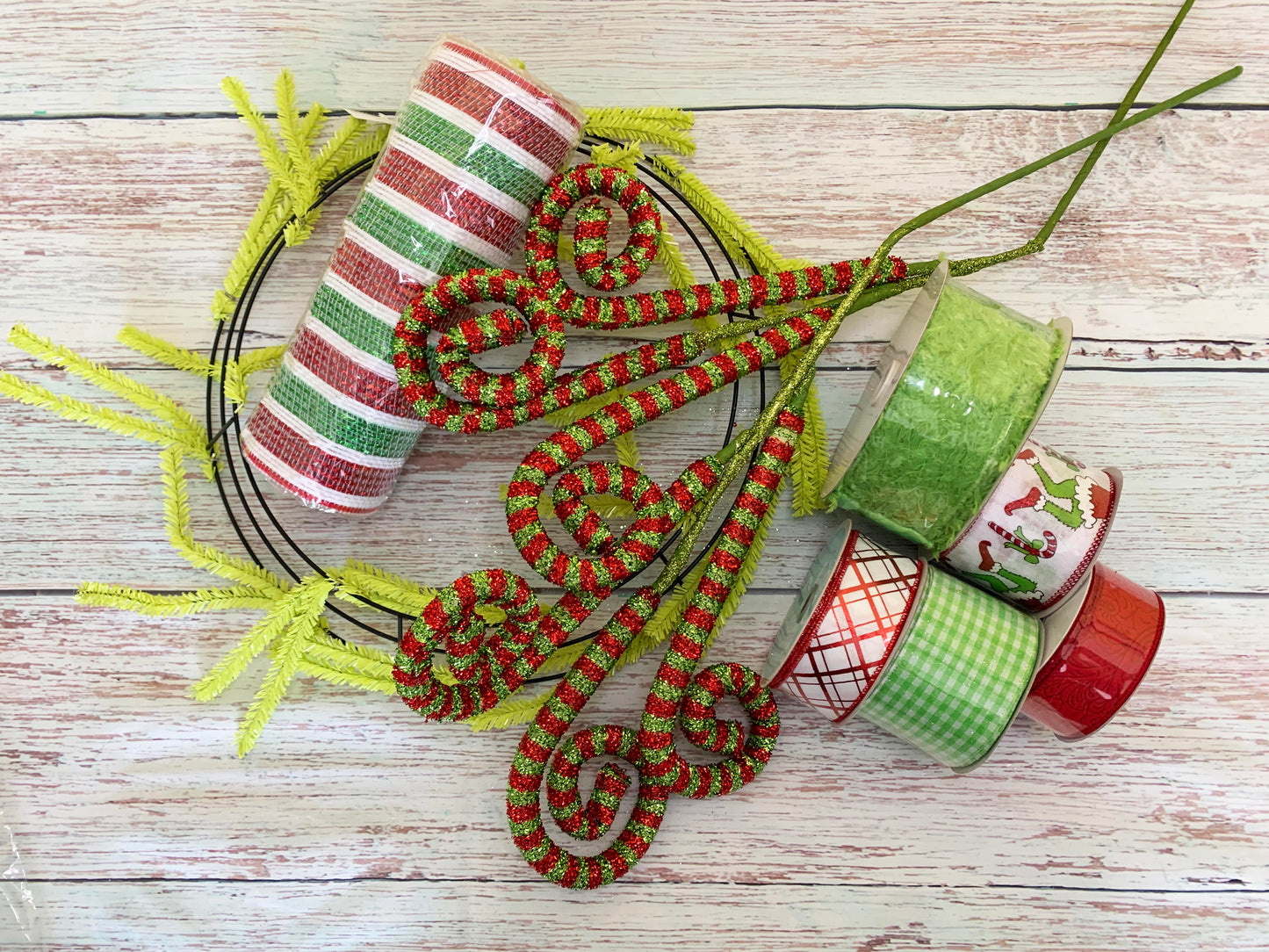 Christmas Wreath Making Kit | Grinch Christmas