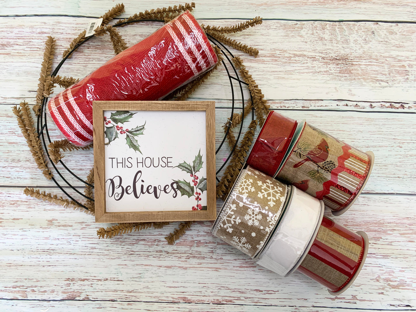 Christmas Wreath Making Kit | This House Believes