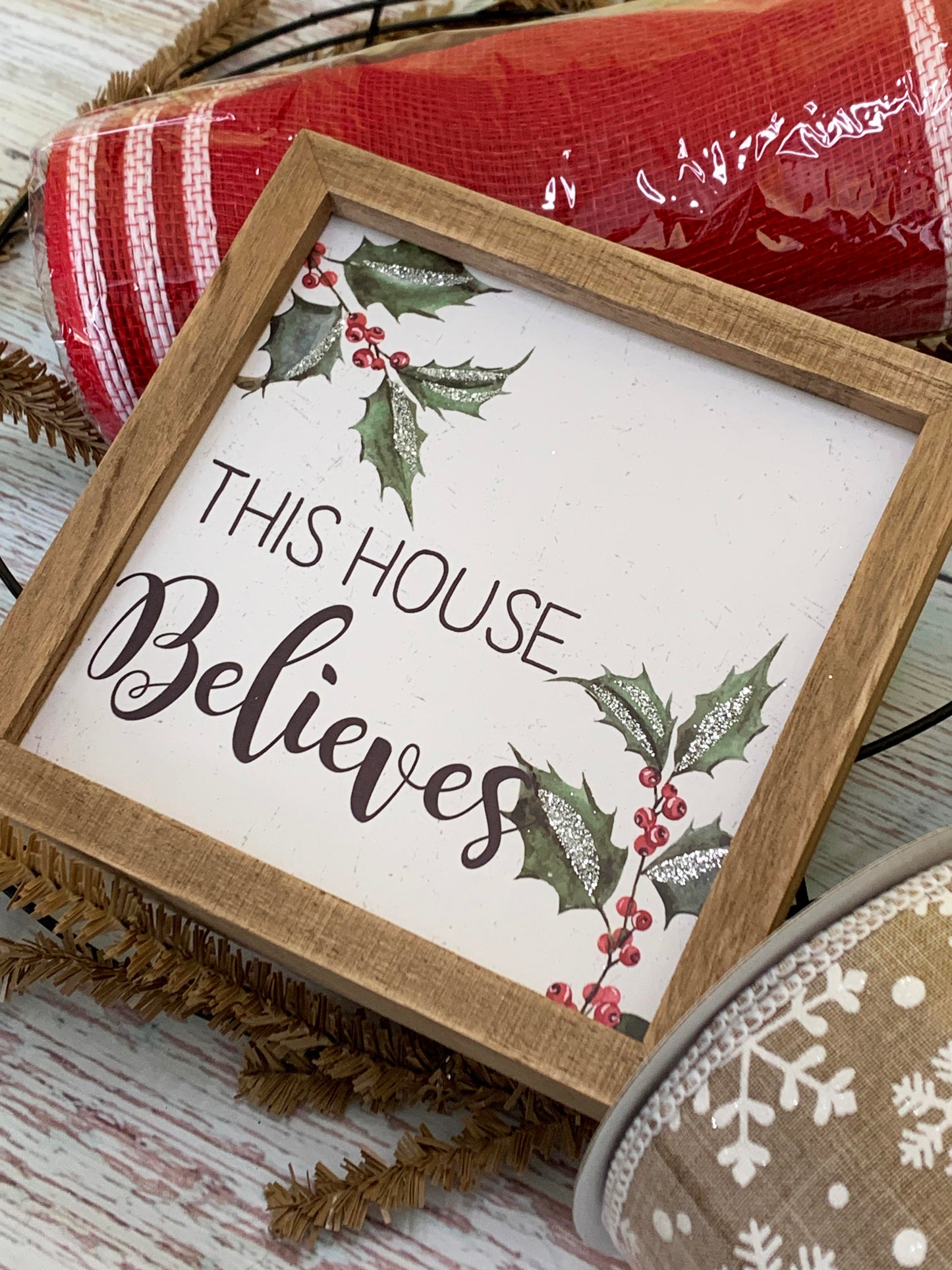 Christmas Wreath Making Kit | This House Believes