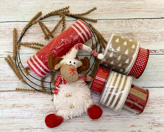 Christmas Wreath Making Kit | Winter Moose