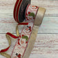 Ribbon Collection | Red & Gold Santa Claus