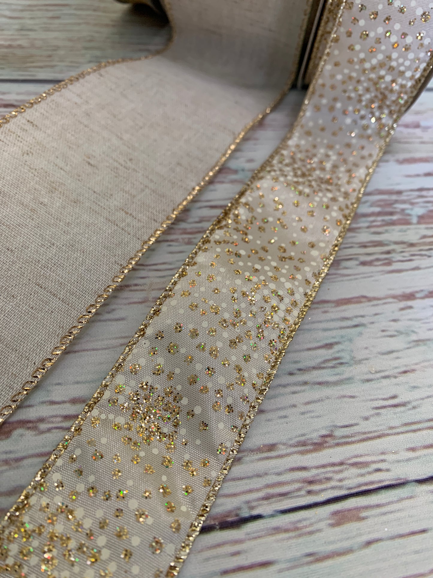 Ribbon Collection | Ivory & Champagne