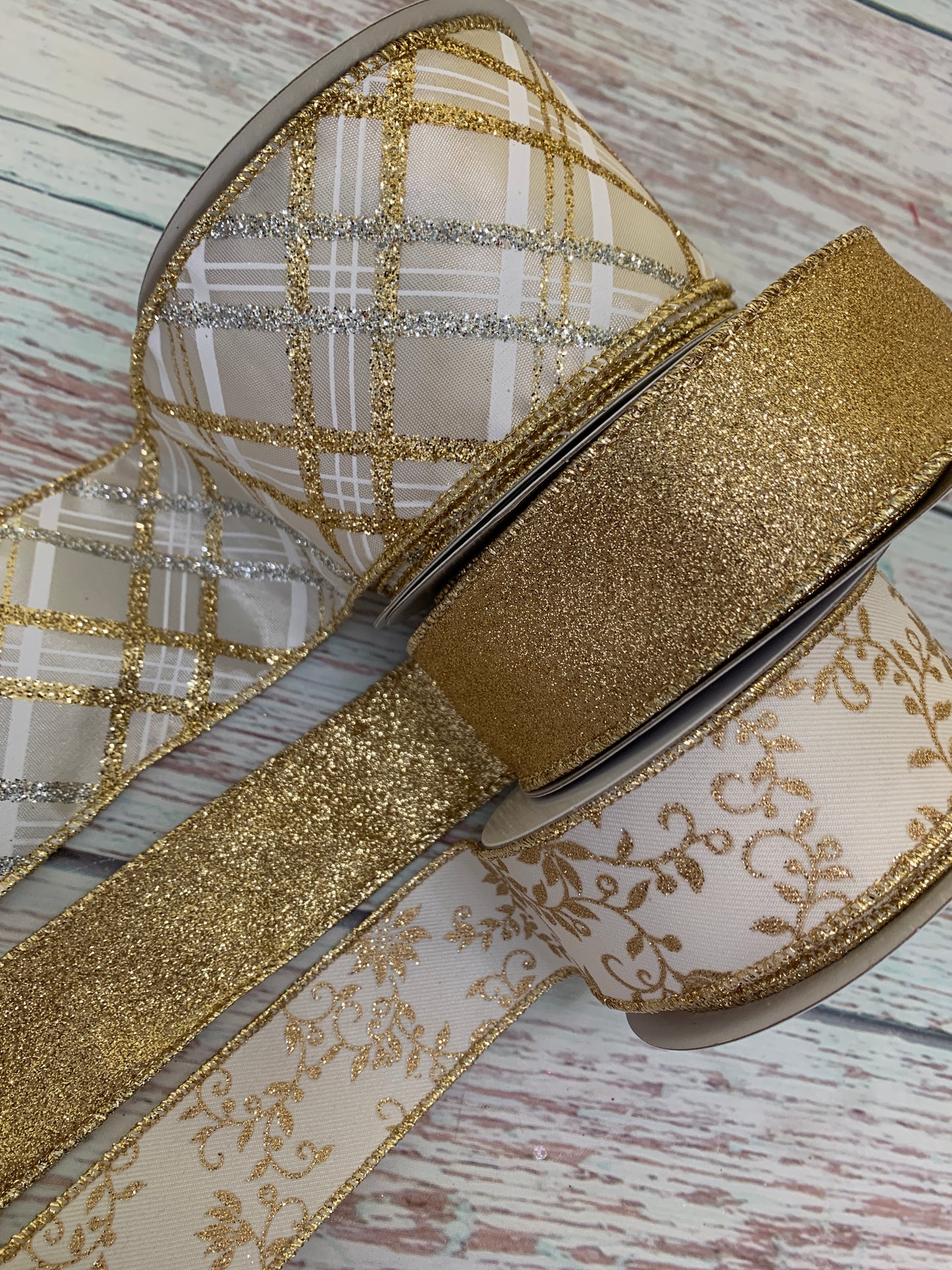 Ribbon Collection | Gold and Ivory