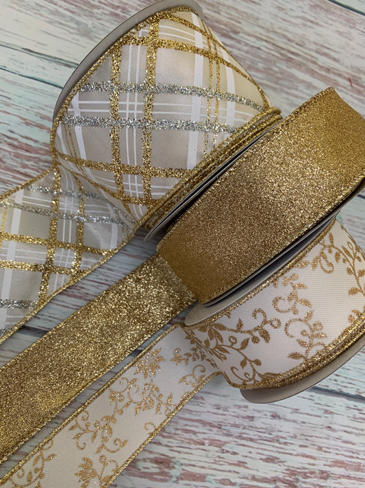 Ribbon Collection | Gold and Ivory