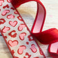 Ribbon Collection | Red & Pink Leopard Hearts