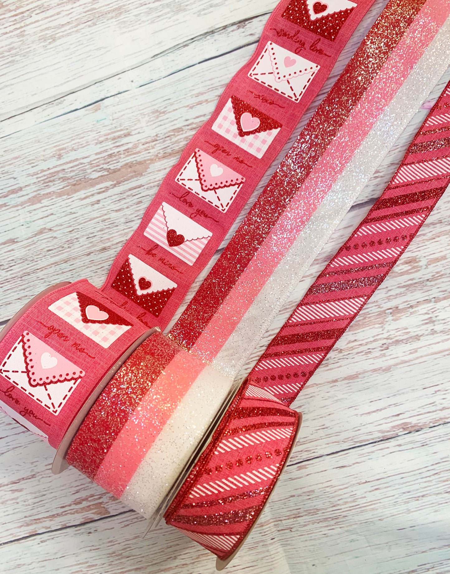 Ribbon Collection | Pink Love Letters