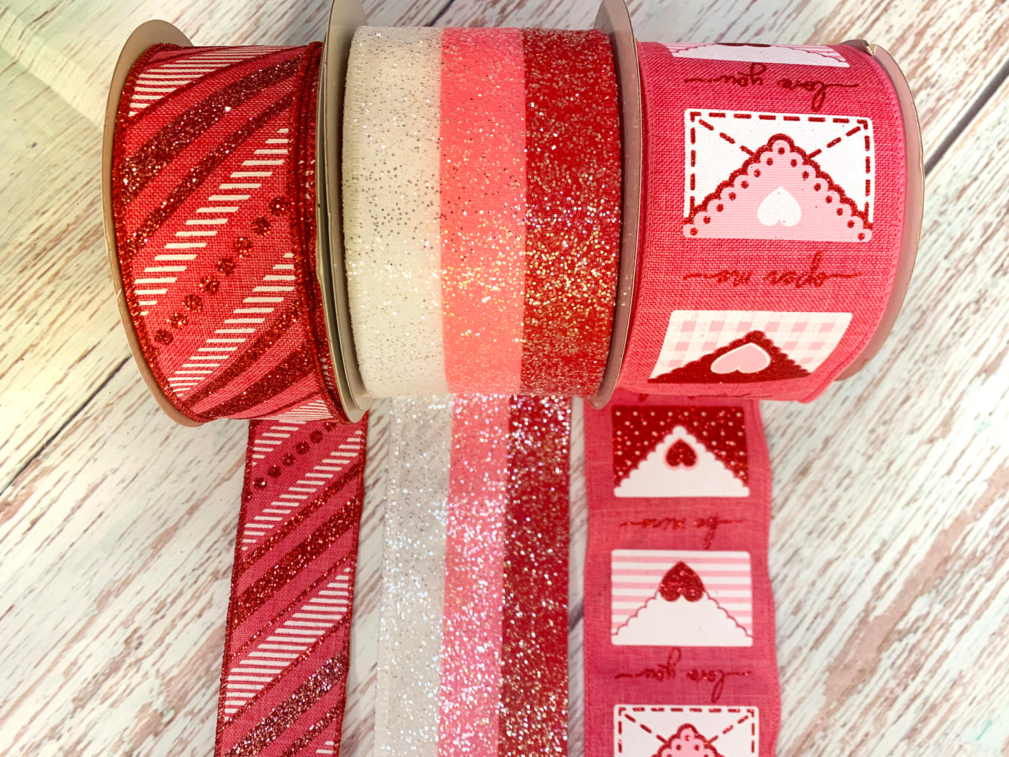 Ribbon Collection | Pink Love Letters