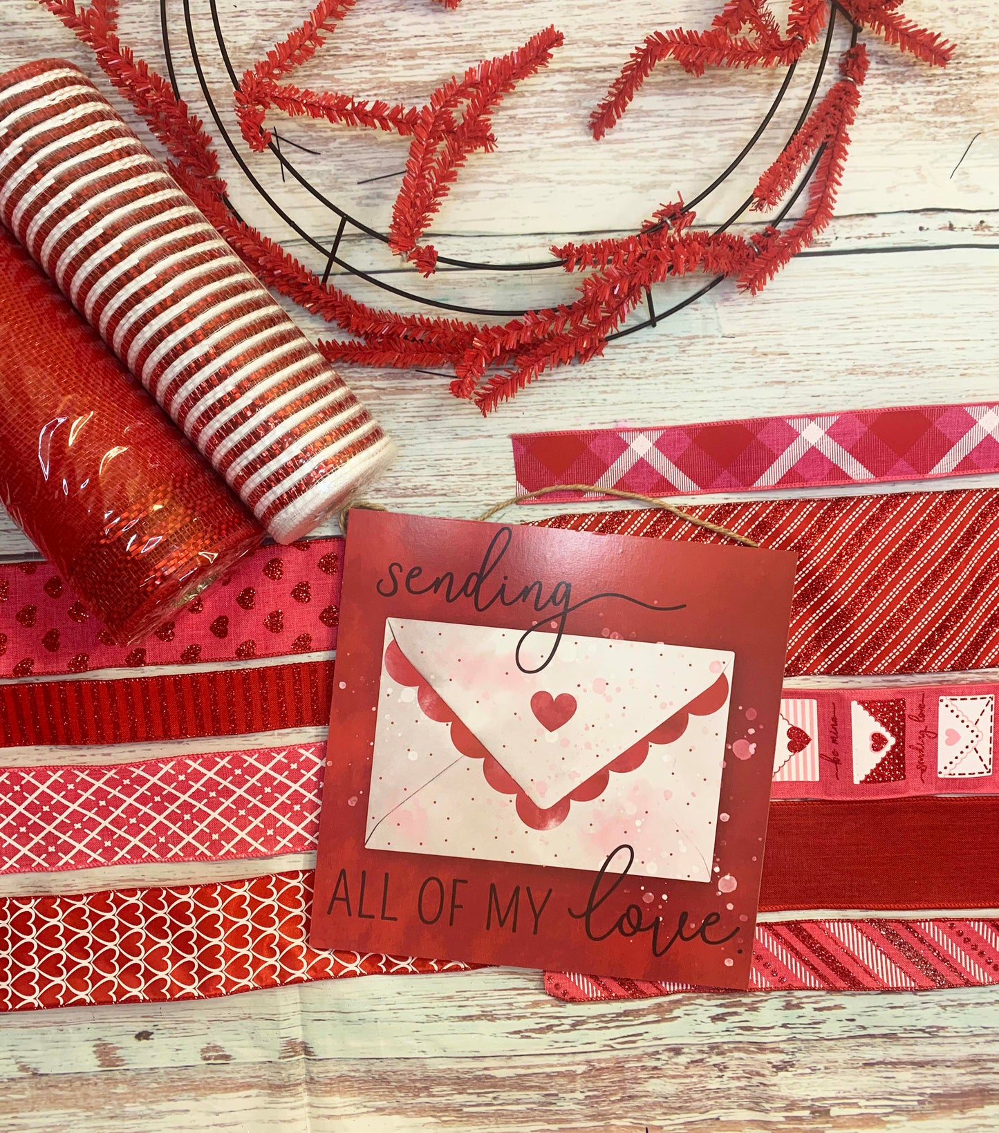 Valentine Wreath Kit | Sending Love Your Way