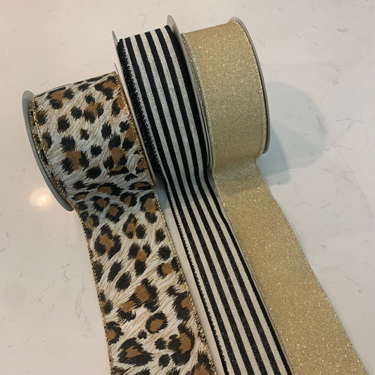 Ribbon Collection | Leopard Print