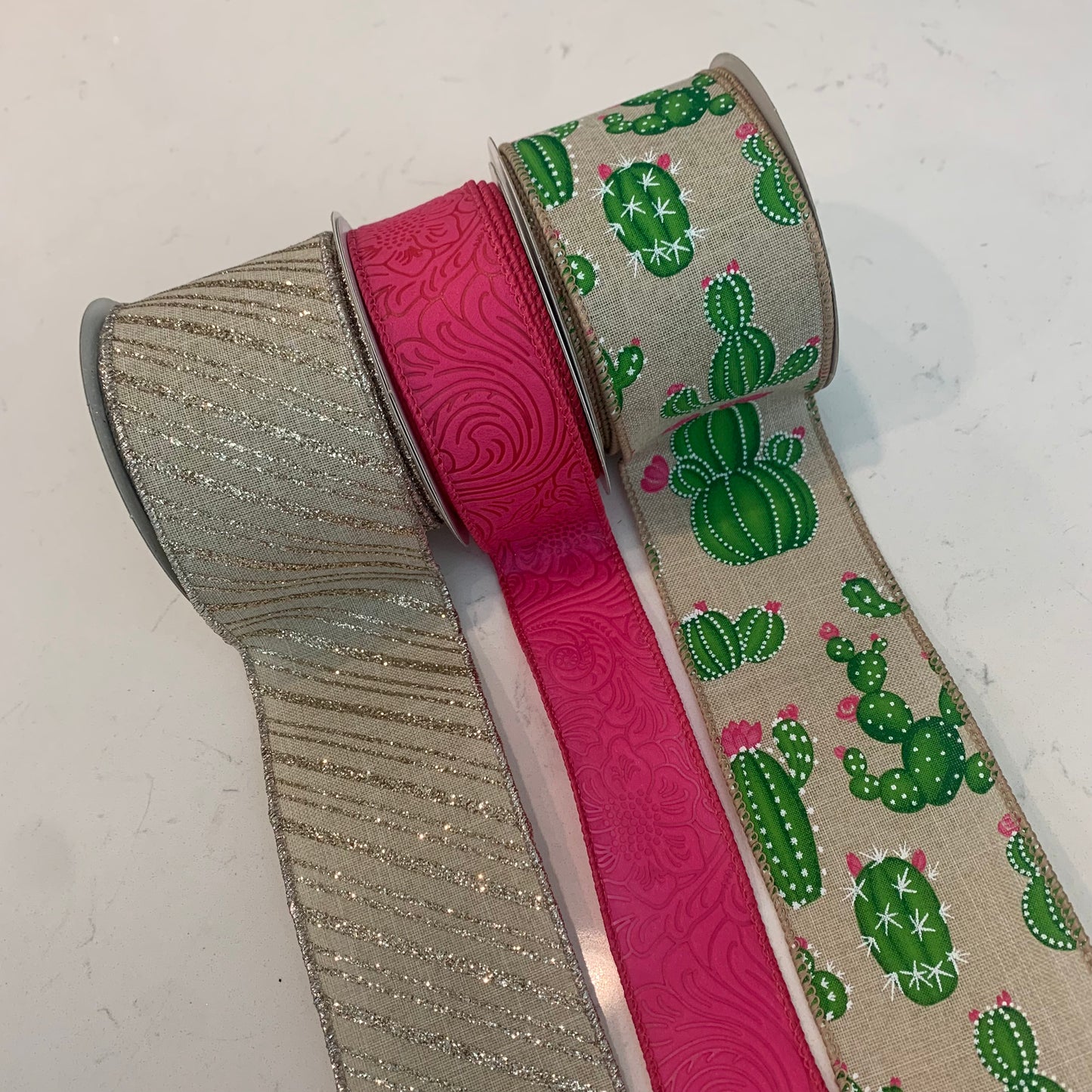 Ribbon Collection | Cactus | Pink & Champagne