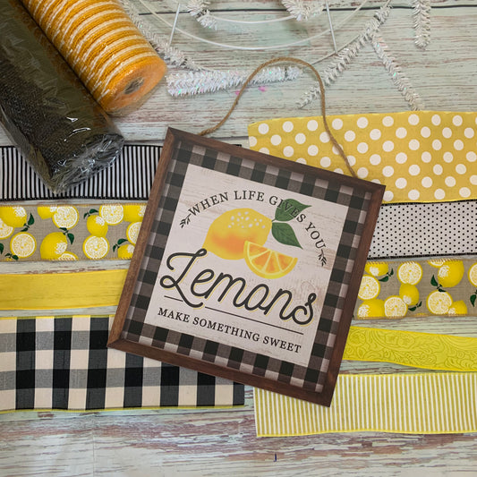 Lemon Wreath Kit