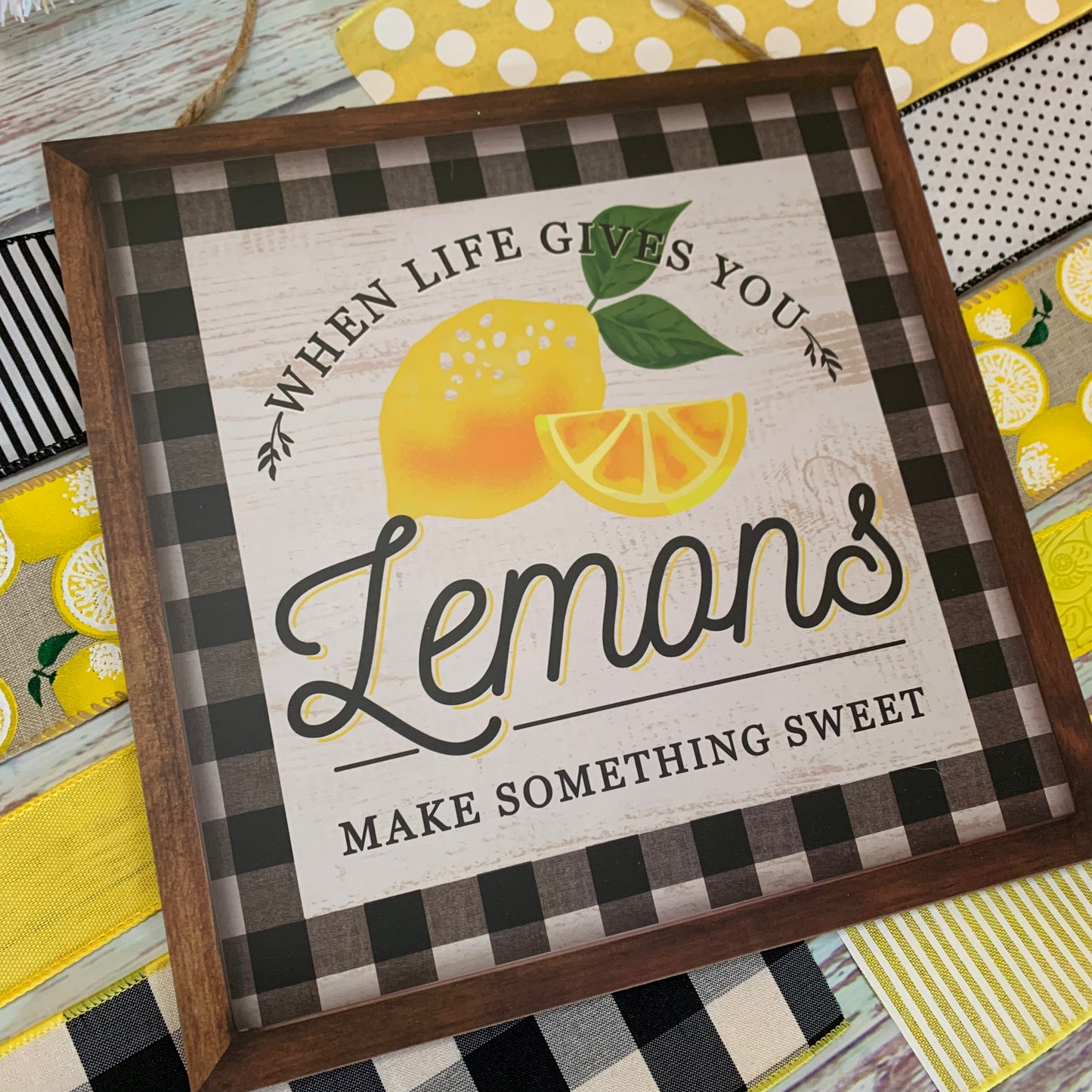 Lemon Wreath Kit