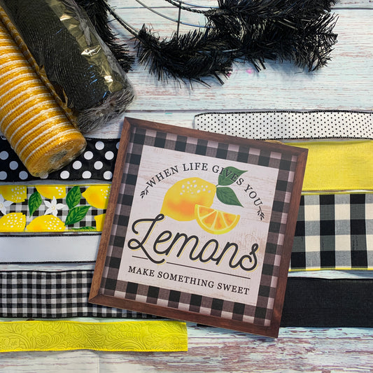 Lemon Wreath Kit