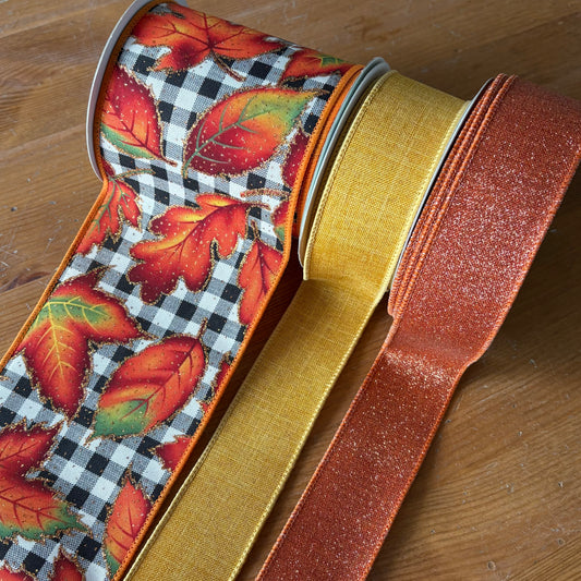Ribbon Collection | Fall Leaves