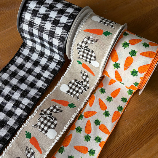 Ribbon Collection | Buffalo Check Bunny